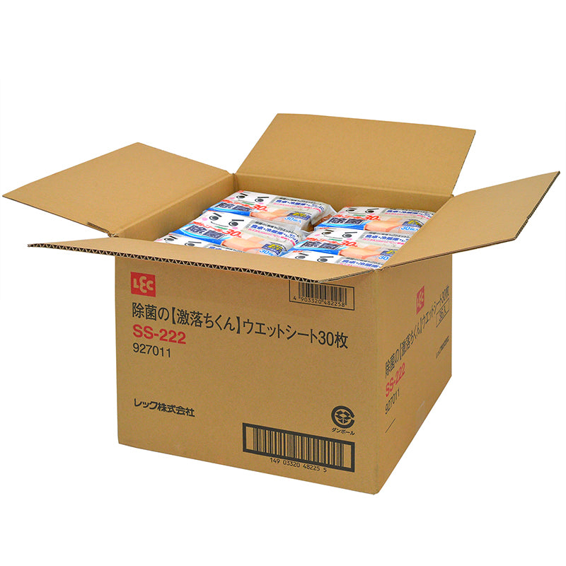 【アルコール除菌シート】 除菌の激落ちくんウエットシート 業務用 ケース販売 30枚 × 36個 (1080枚)