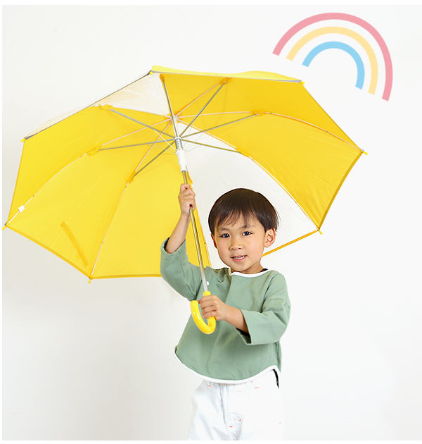 【パープル】 ジャンプ傘 55cm 8本骨 通販 傘 キッズ 子供用 子ども ジャンプ ワンタッチ キッズ傘 2コマ 透明窓付き グラスファイバー骨 通学 通園 小学生 小学校 学童用 男の子 女の子 スクール傘