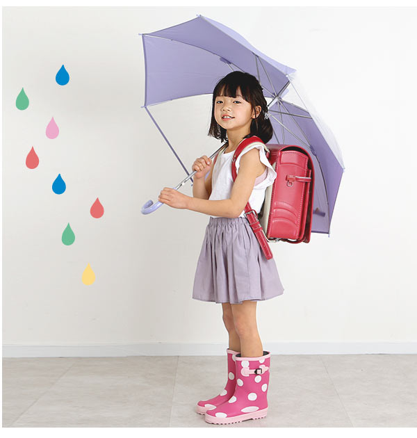 【ブラック】 ジャンプ傘 55cm 8本骨 通販 傘 キッズ 子供用 子ども ジャンプ ワンタッチ キッズ傘 2コマ 透明窓付き グラスファイバー骨 通学 通園 小学生 小学校 学童用 男の子 女の子 スクール傘