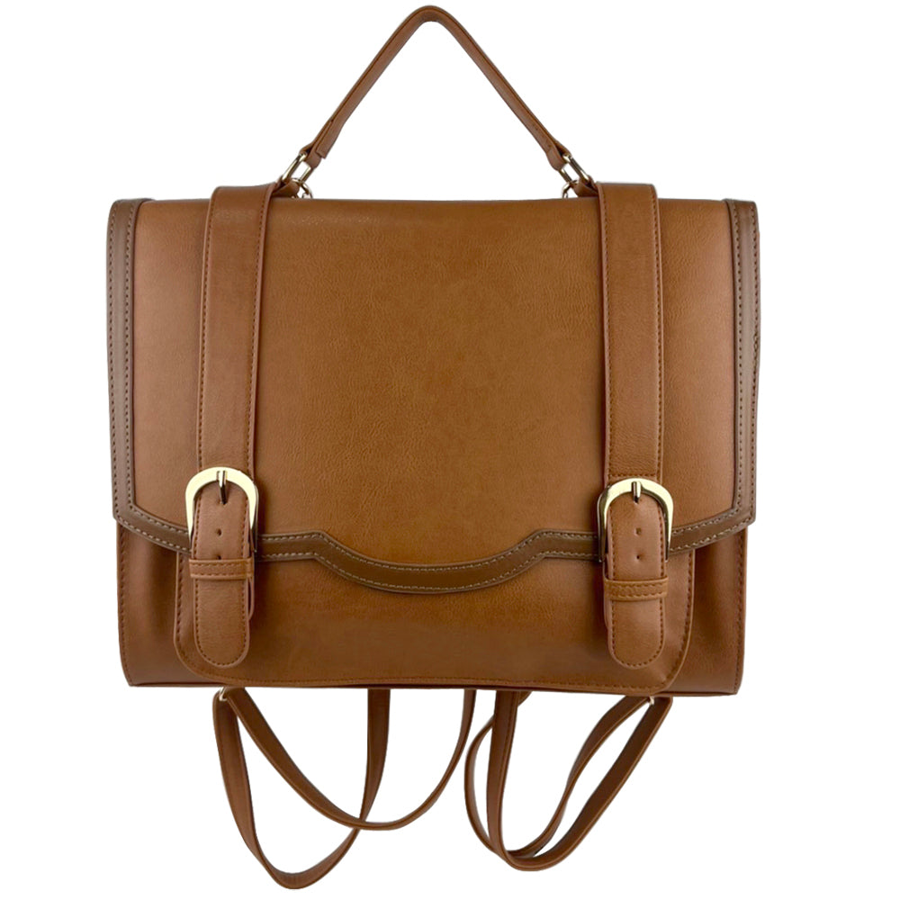【CAMEL・サッチェル】 サッチェルバッグ リュック 通販 スカラップサッチェル ショルダーバッグ ショルダーバック ハンドバッグ ハンドバック リュックサック バッグ バック a4 3way フェイク レザー puレザー