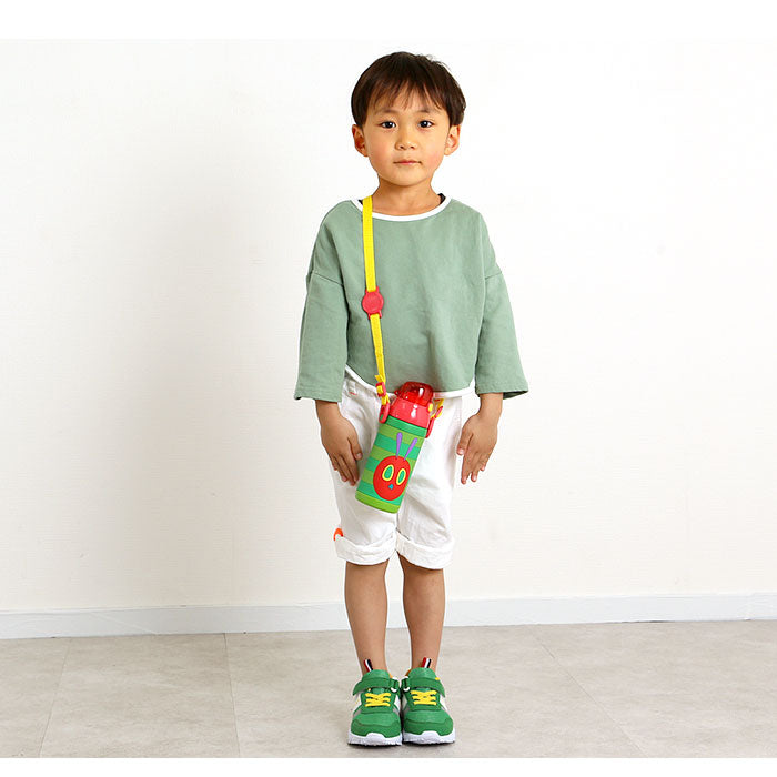 【おさるのジョージ・ストローボトル】 水筒 キッズ ストロー 通販 ステンレス 保冷 キャラクター ディズニー かわいい ステンレスボトル 380ml ハローキティ トトロ プラレール おさるのジョージ はらぺこあおむし プーさん