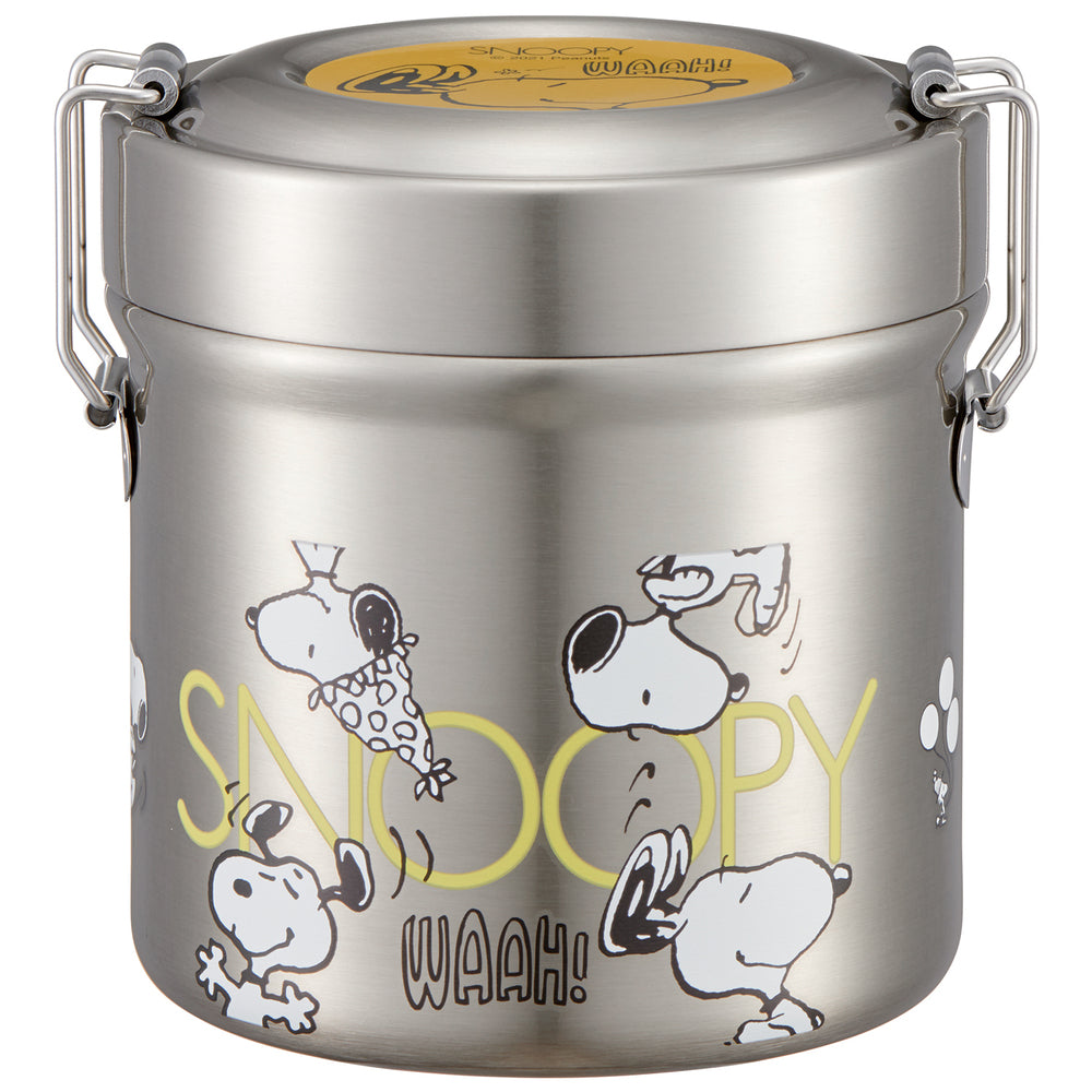 【SNOOPYオーサム・ランチジャー】 弁当箱 スケーター 保温 保冷 通販 480ml ランチジャー 2段 二段 ステンレス 真空二重構造 ランチボックス お弁当箱 おしゃれ かわいい キャラクター スヌーピー SNOOPY トトロ ジブリ