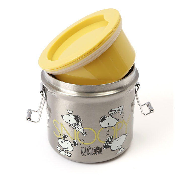 【SNOOPYオーサム・ランチジャー】 弁当箱 スケーター 保温 保冷 通販 480ml ランチジャー 2段 二段 ステンレス 真空二重構造 ランチボックス お弁当箱 おしゃれ かわいい キャラクター スヌーピー SNOOPY トトロ ジブリ