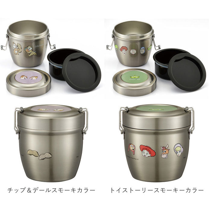 【トム＆ジェリー・丼ジャー】 弁当箱 保温 保冷 丼 通販 スケーター 570ml ランチジャー 2段 二段 ランチボックス お弁当箱 おしゃれ かわいい キャラクター ディズニー スヌーピー ジブリ ハローキティ サンリオ