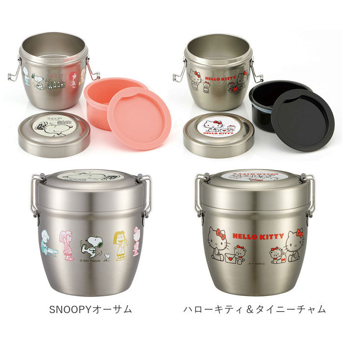 【トム＆ジェリー・丼ジャー】 弁当箱 保温 保冷 丼 通販 スケーター 570ml ランチジャー 2段 二段 ランチボックス お弁当箱 おしゃれ かわいい キャラクター ディズニー スヌーピー ジブリ ハローキティ サンリオ