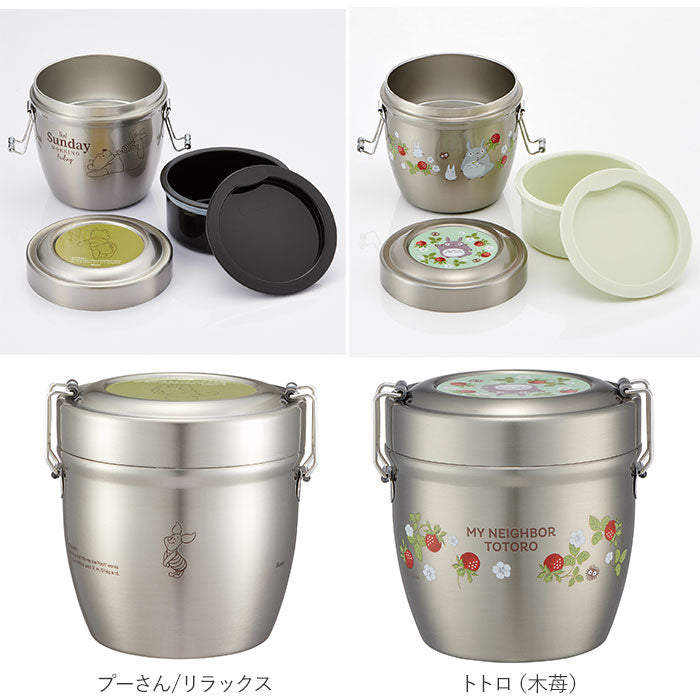 【トム＆ジェリー・丼ジャー】 弁当箱 保温 保冷 丼 通販 スケーター 570ml ランチジャー 2段 二段 ランチボックス お弁当箱 おしゃれ かわいい キャラクター ディズニー スヌーピー ジブリ ハローキティ サンリオ