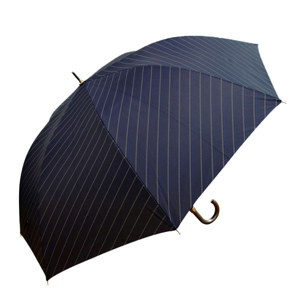 【GB702121ネイビー・長傘70cm】 傘 メンズ 大きい 通販 雨傘 長傘 70cm 大きめ ジャンプ傘 ワンタッチ傘 紳士傘 かさ カサ 耐風 丈夫 おしゃれ シンプル 父の日 贈り物 ギフト レイングッズ