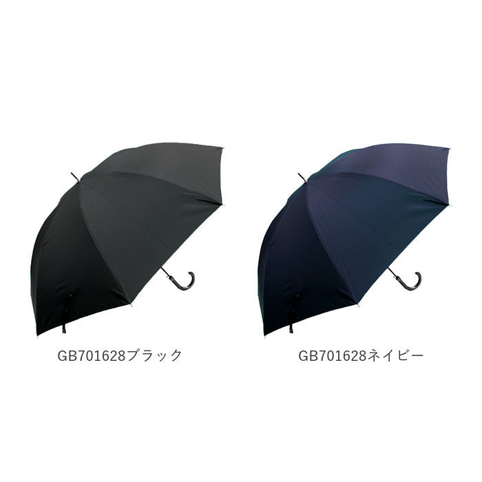 【GB702121ネイビー・長傘70cm】 傘 メンズ 大きい 通販 雨傘 長傘 70cm 大きめ ジャンプ傘 ワンタッチ傘 紳士傘 かさ カサ 耐風 丈夫 おしゃれ シンプル 父の日 贈り物 ギフト レイングッズ