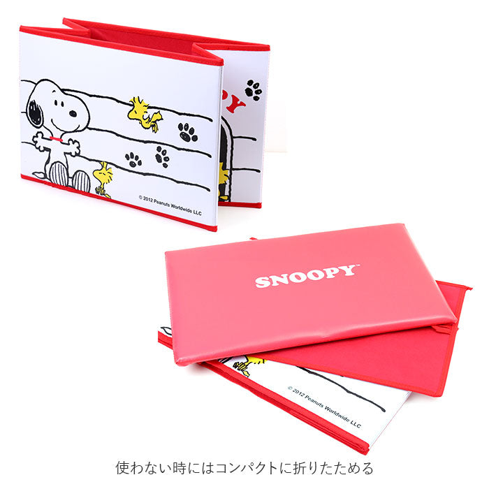 【スヌーピー/レッド・ストレージボックス】 収納ボックス フタ付き おしゃれ 通販 スヌーピー グッズ 座れる おもちゃ箱 キャラクター ストレージボックス 布 スツール 大人 向け キッズルーム 子供部屋 キッズ こども 子ども
