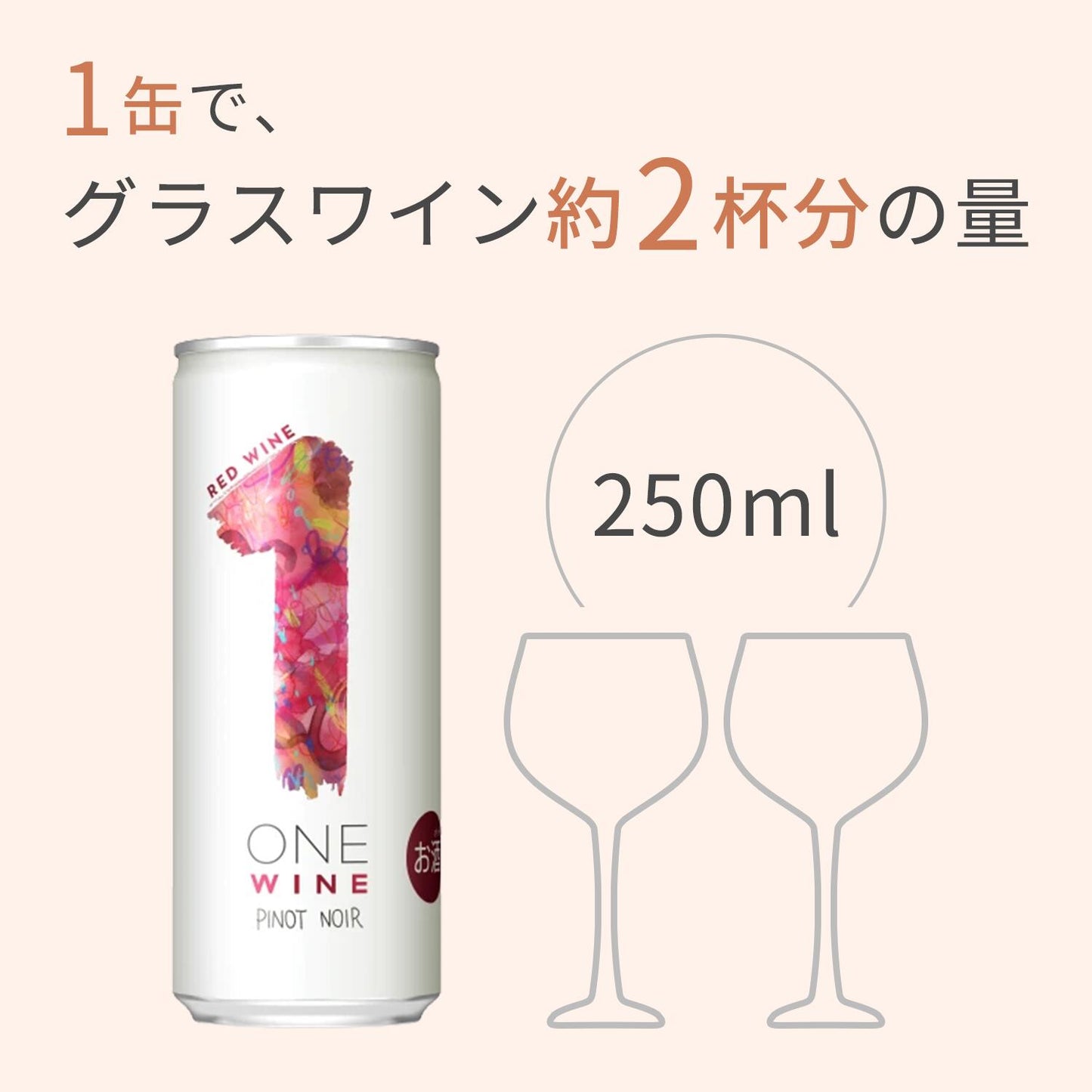 送料無料 サントリー ONE WINE ワン ワイン 4種 アソートセット 250ml×8本/缶/2セット/ソーヴィニヨンブラン／シャルドネ／ピノ・ノワール／メルロ／wine_YCW