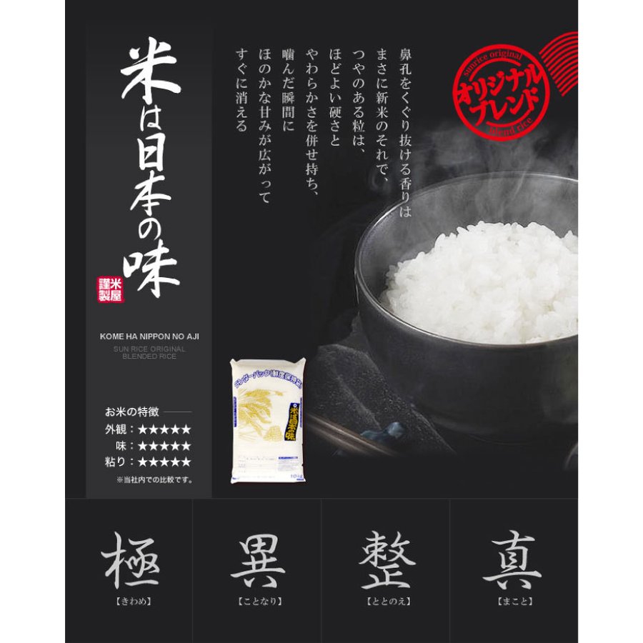 ブレンドミルキークィーン「米は日本の味」30ｋｇ