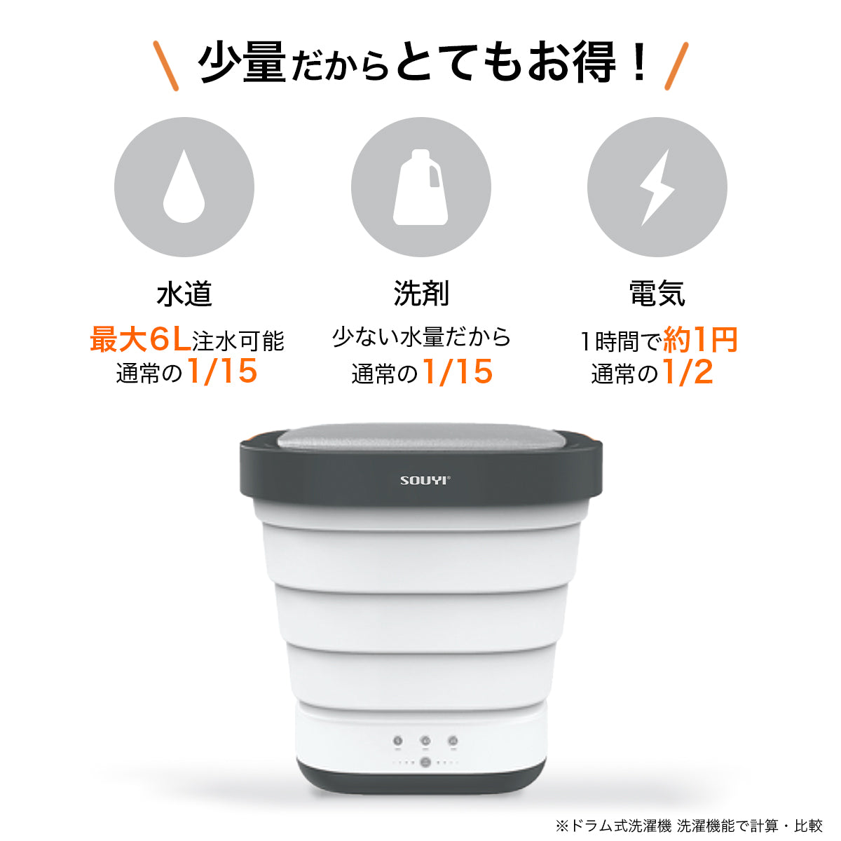 折り畳み 洗濯機 SY-135
