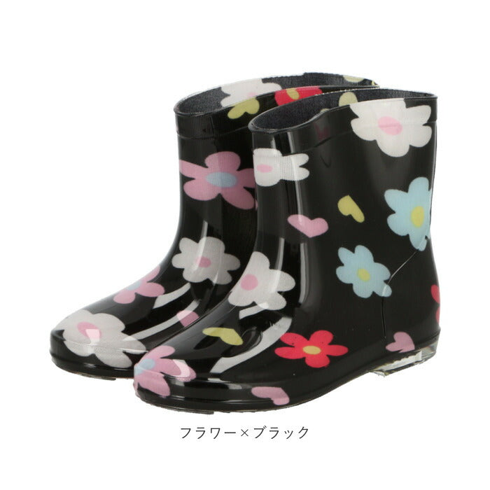 【カー×ブルー×イエロー・19センチ】 レインブーツ キッズ 通販 女の子 長靴 おしゃれ かわいい 登園 通学 保育園 幼稚園 小学生 女児 レインシューズ 雨靴 子供 子ども 15 16 17 cm 18 19 センチ レインウェア