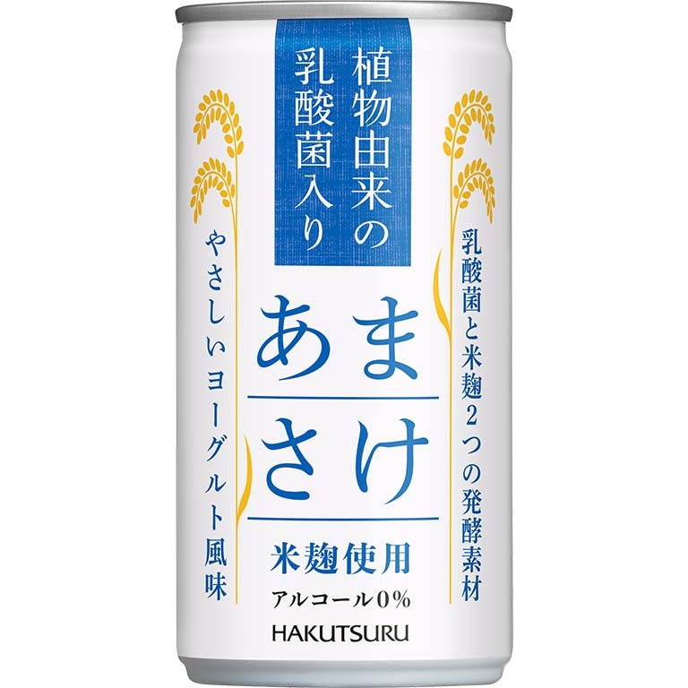 【送料無料】 白鶴 植物由来の乳酸菌入り あまさけ 缶入り 190g×3ケース/90本