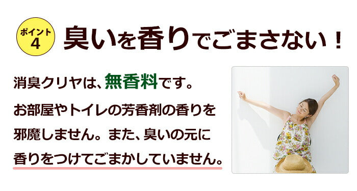 『消臭クリヤ お試し品 10ml』  超経済的 消臭スプレー まずはお試し! 希釈型　無香料 消臭剤