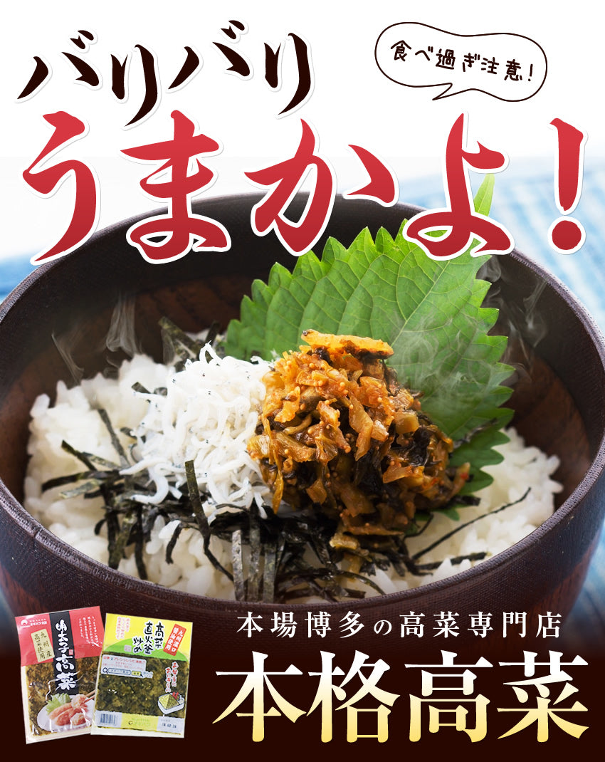 高菜4パック 本場博多高菜専門店