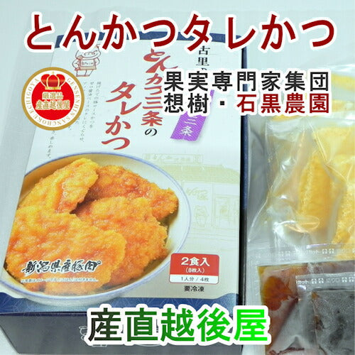 【かつ丼 とんかつ 新潟タレかつ丼】新潟県三条市 とんかつ三条のタレかつとんかつ320ｇ(8枚) タレ100ｇ ギフト包装送料無料【贈り物 贈答品 ギフト】