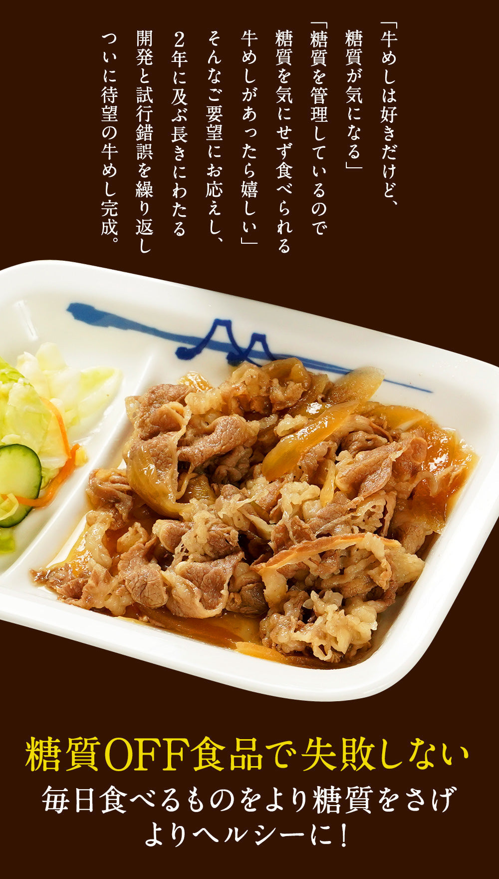 糖質オフ牛めし10個セット