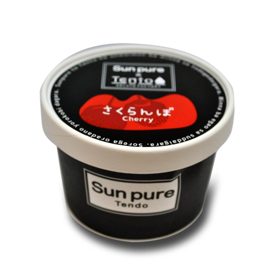 ギフト 食べ比べアイス サンピュアジェラート100ml×8個セット 各種2個　さくらんぼ ラフランス だだちゃ豆 つや姫   送料無料(一部地域別途送料)