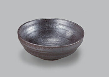 鉄釉京型 小鉢 直径13.8cm 鍋小物 和ボール とんすい 萬古焼 取り皿  陶器のふる里  trysス