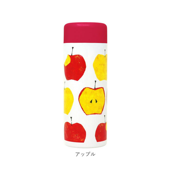 【アップル・380ml】 水筒 おしゃれ 女子 洗いやすい 通販 直飲み ステンレス 380ml 保冷保温 ステンレスボトル 保冷 保温 軽量 軽い Tomoko Hayashi トモコハヤシ 子供 キッズ 大人 かわいい 真空断熱