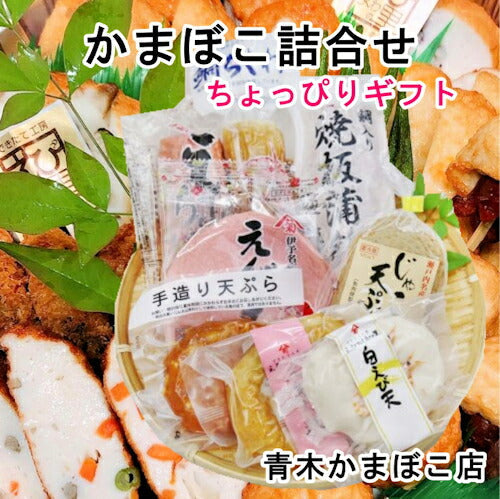 【送料込み】愛媛県瀬戸内 青木かまぼこ店かまぼこ ちくわ 魚介の詰合せ手作りかまぼこ ちょっぴりギフト