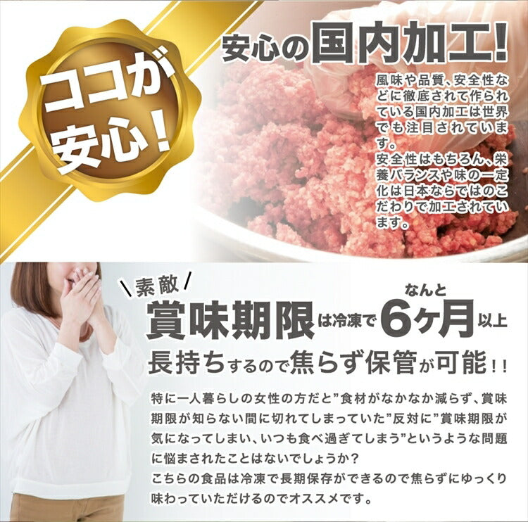 【400円OFF】とろけるチーズのハンバーグ60ｇ×10個【タイムセール】