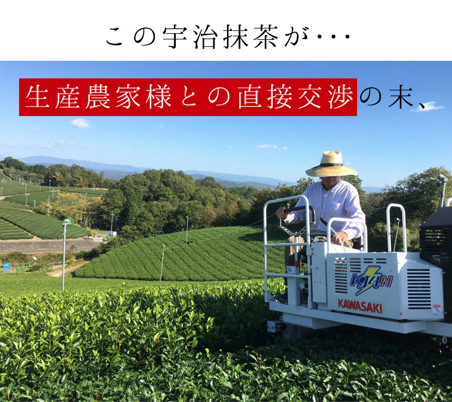 【徳用】京都南山城産宇治茶100％!!粉末宇治抹茶200g