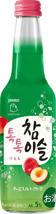 【送料無料】眞露 JINRO チャミスル トクトクすもも 5度 275ml×12本【北海道・沖縄県・東北・四国・九州地方は必ず送料が掛かります】
