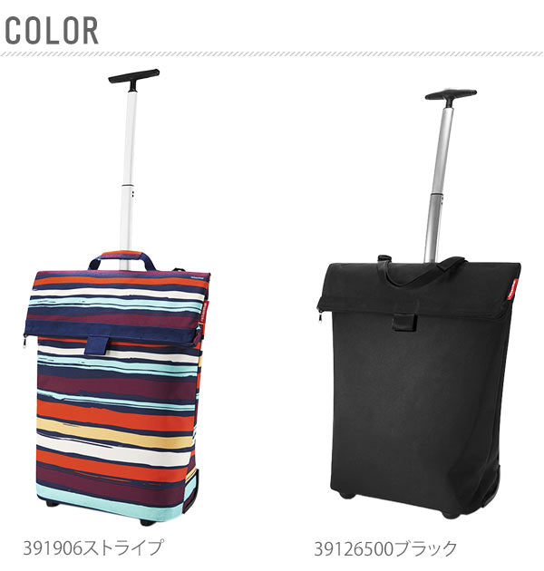 【39126500ブラック・trolley】 ソフトキャリーケース Reisenthel ライゼンタール  通販 trolley M トローリー レディース メンズ 大容量 大きめ ショッピングバッグ ショッピングカート サブバッグ マイバッグ