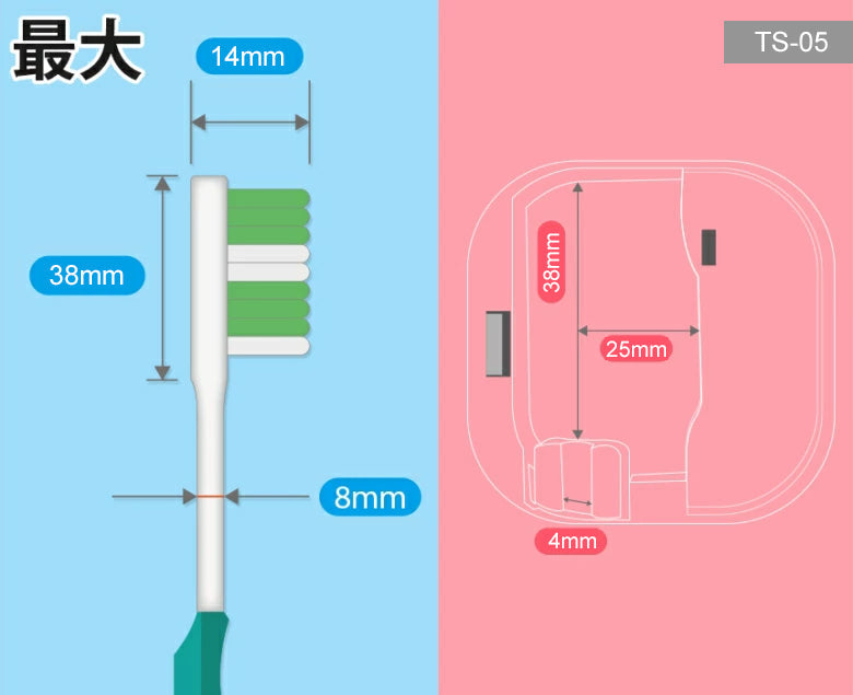 ULTRAWAVE 充電式歯ブラシ除菌キャップ 乾燥付き ピンク (MDK-TS05PK)