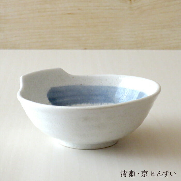 清瀬 京とんすい 長辺12.6cm No.10 土鍋小物 取り分け小鉢 食器 とん水 呑水 国産 良質 美濃焼 深皿 yamaki  陶器のふる里  stockヤ