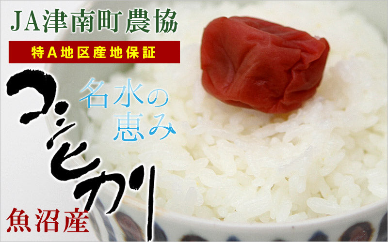 【送料込み】令和４年産 コシヒカリ 中魚沼 JA津南町農協魚沼産 コシヒカリ 5kg名水の恵