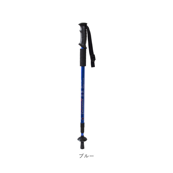 【ブラック・ステッキ】 トレッキングポール 通販 トレッキング ステッキ ストック 登山 山登り ハイキング ウォーキング 旅行 トラベル ストラップ付き 軽量 軽い アルミ製 長さ調節 伸縮 アルミニウム