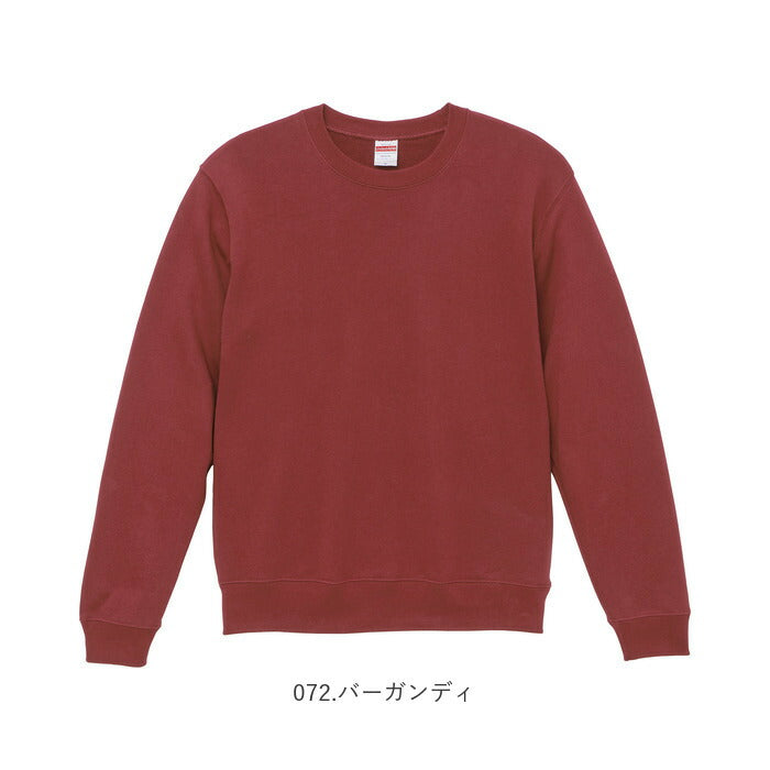 【006.ミックスグレー・Mサイズ】 ユナイテッドアスレ UnitedAthle スウェット メンズ 通販 レディース 長袖 厚手 10.0オンス ルームウェア トレーナー 部屋着 カットソー パジャマ あったか ロング ロング丈 シンプル