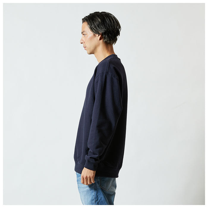 【006.ミックスグレー・Mサイズ】 ユナイテッドアスレ UnitedAthle スウェット メンズ 通販 レディース 長袖 厚手 10.0オンス ルームウェア トレーナー 部屋着 カットソー パジャマ あったか ロング ロング丈 シンプル