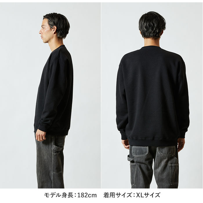 【072.バーガンディ・Mサイズ】 ユナイテッドアスレ トレーナー 通販 スウェット プルオーバー 裏起毛 メンズ レディース 10.0oz 10.0オンス クルーネック シンプル 無地 秋 冬 男女兼用 トレーニングウェア