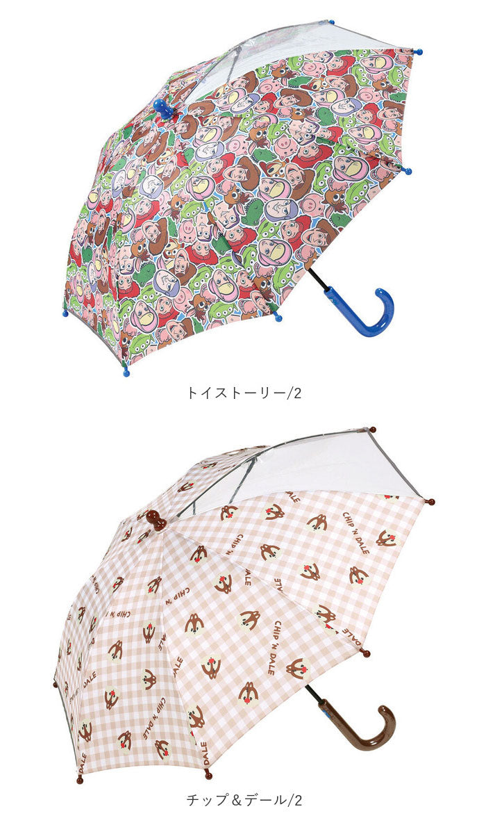 【アナと雪の女王２１・長傘】 傘 子供用 40cm 通販 男の子 女の子 軽量 丈夫 グラスファイバー骨 長傘 40センチ 窓付き 通園 通学 1コマ 透明 安全 反射テープ マジックテープ 面ファスナー かわいい おしゃれ SKATER