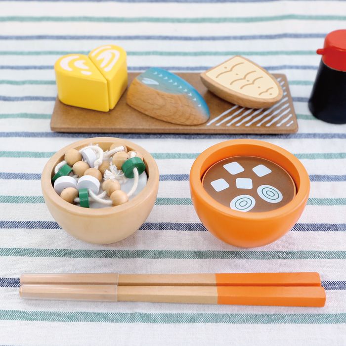 ままごと キッチン 木製 おままごと 食べ物 セット ウッディプッディ はじめてのおままごと 焼き魚セット おもちゃ キッチン 子供 玩具 知育 天然木 G05-1172 WOODY PUDDY