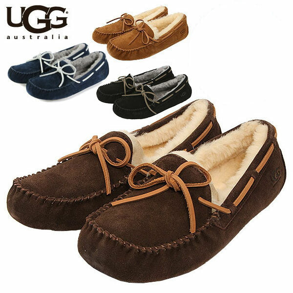 【US10(約28.0cm)・CHE.チェスナット】 30日間交換OK UGG メンズ 通販/正規品 おすすめ レザー 定番 本革 ボア ファー デッキシューズ ローファー アグ OLSEN オルセン モカシン
