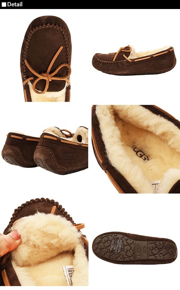 【US9(約27.0cm)・CHE.チェスナット】 30日間交換OK UGG メンズ 通販/正規品 おすすめ レザー 定番 本革 ボア ファー デッキシューズ ローファー アグ OLSEN オルセン モカシン