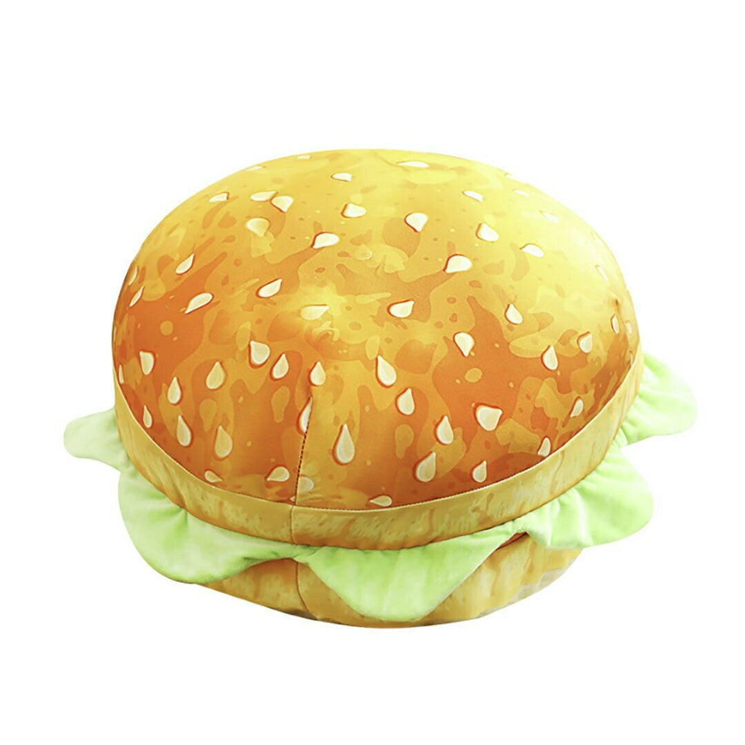クッション 椅子 ハンバーガー 抱き枕 ぬいぐるみ 肉 レタス かわいい チャーミング おもちゃ 誕生日 クリスマス ギフト サプライズ 友人 家族 パーティー 恋人 お遊戯会 子供 イベント SNS アメリカン クリスマス 撮影
