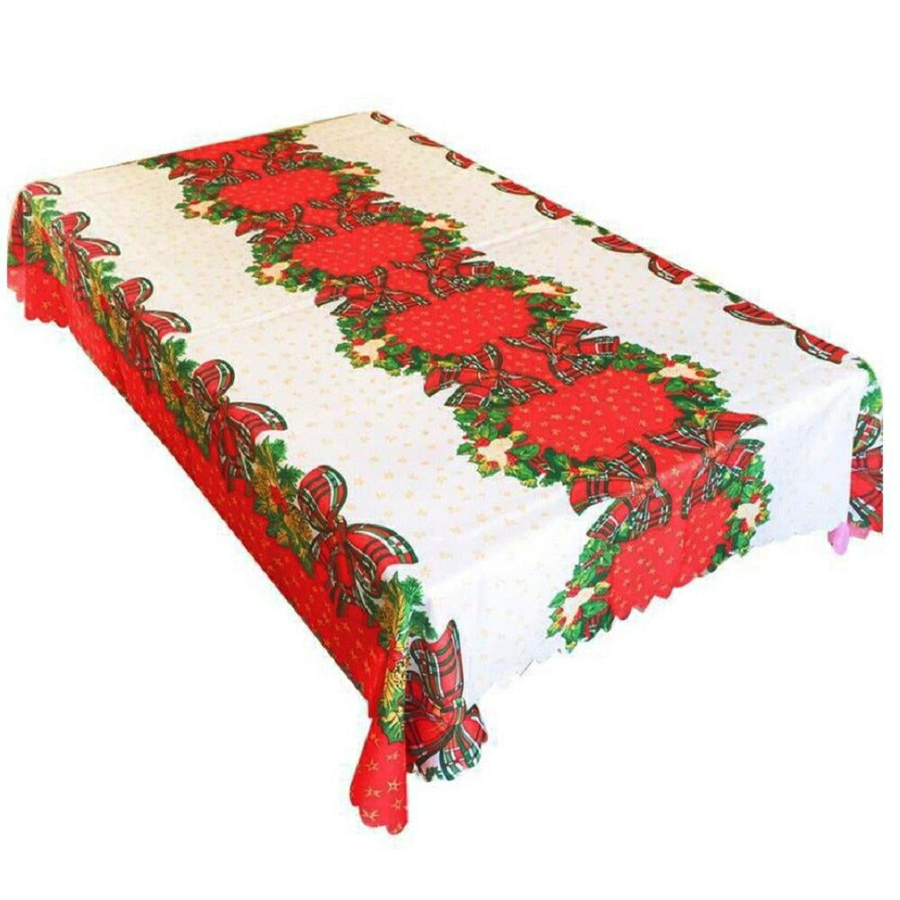 雑貨 テーブルクロス 180cmx150cm クリスマス christmas Xmas クロス カバー クロス 汚れ防止 デスクマット マット 撥水 滑り止め ずれ防止 テーブルクロス 食卓カバー テーブルランナー テーブルカバー インテリア 北欧 ホーム キッチン