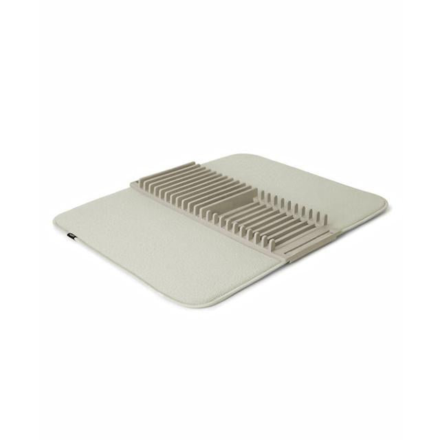 【ライトグレー・水切りマット】 水切りマット キッチン 通販 ラック ユードライ Udry ドライングマット Drying Mat 吸水マット 折りたたみ ブランド Umbra アンブラ 330720 水周り シンク 食器 乾燥 キッチングッズ