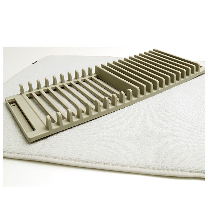 【ライトグレー・水切りマット】 水切りマット キッチン 通販 ラック ユードライ Udry ドライングマット Drying Mat 吸水マット 折りたたみ ブランド Umbra アンブラ 330720 水周り シンク 食器 乾燥 キッチングッズ