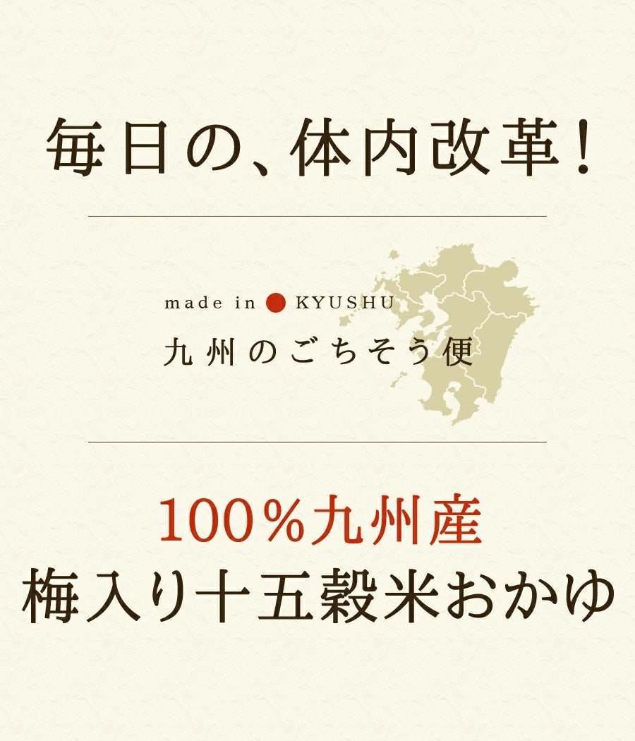 梅入り十五穀米のおかゆ 4パック