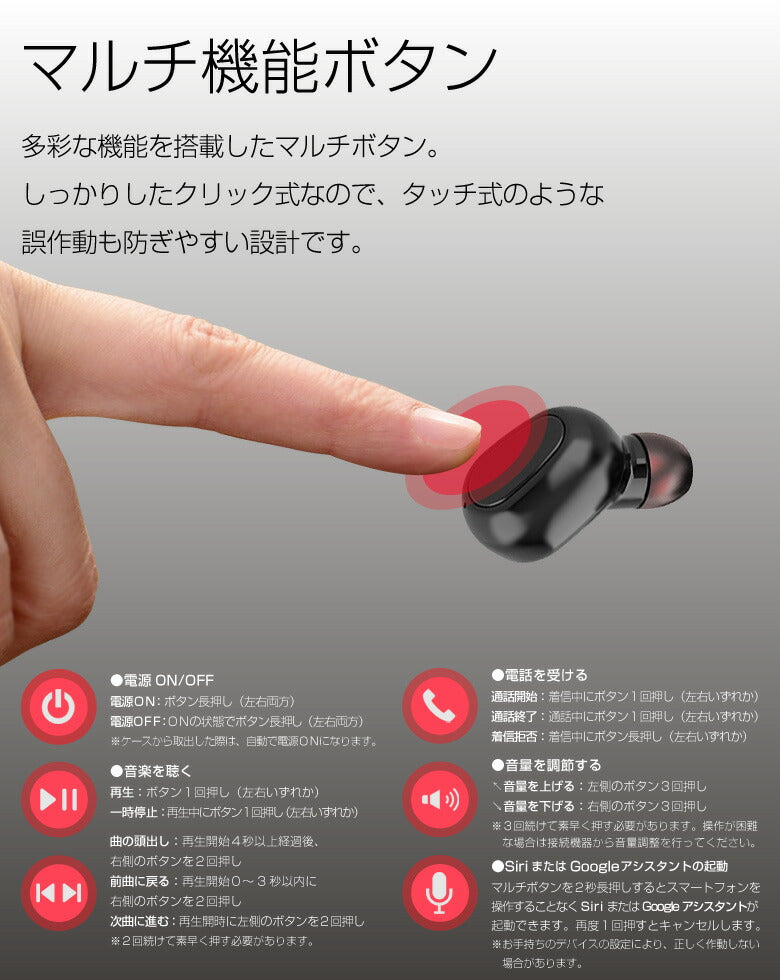 【ブラック】ワイヤレスイヤホン UNISON Bluetooth5.0 ブルートゥース イヤホン iPhone アンドロイド スマホ 完全ワイヤレスイヤホン 片耳 マイク 通話 ランニング