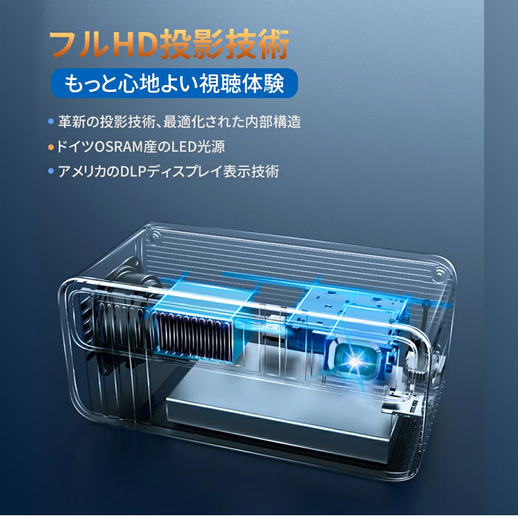 VANKYO GO300 プロジェクター 小型 天井 家庭用 bluetooth vankyo-002