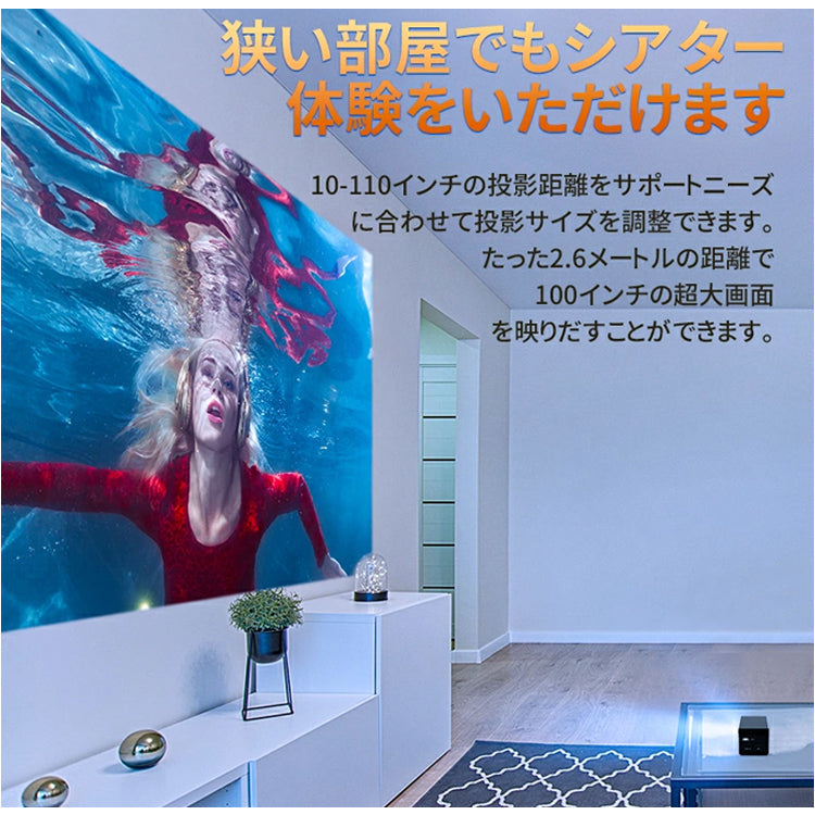 VANKYO GO300 プロジェクター 小型 天井 家庭用 bluetooth vankyo-002