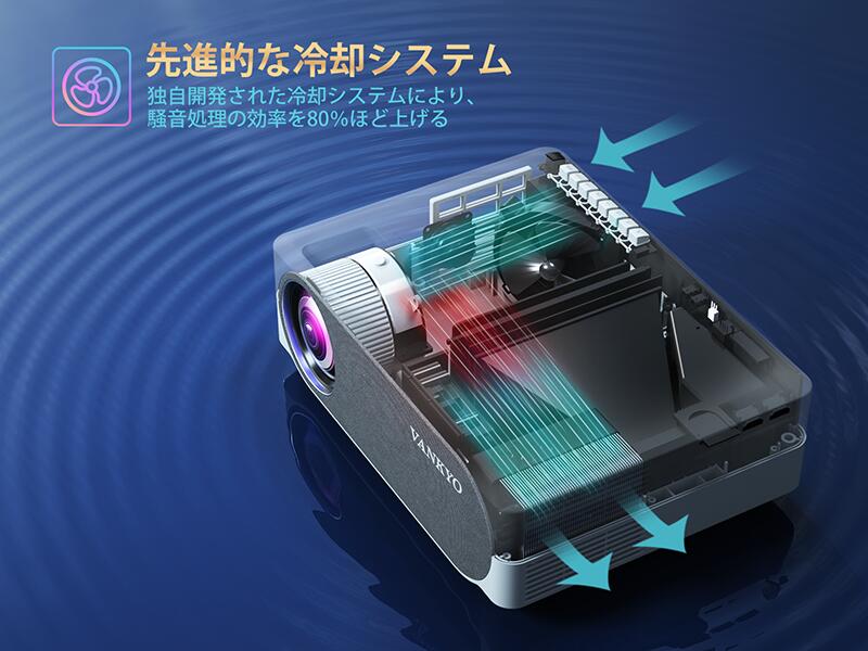 VANKYO プロジェクター 家庭用 小型 スマホ HD 6000ルーメン Leisure V630 vankyo-004